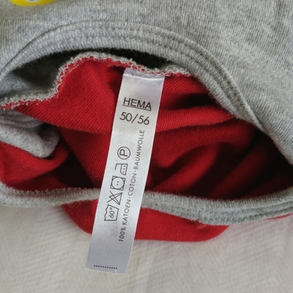 hema newborn baby fish bodysuit diaper shirt - Picture 5 of 6